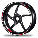 PROFILETEC.COM FELGENRANDAUFKLEBER passend für Honda CBR 1000 RR Felgenaufkleber Moto GP Style (Motiv 2V)
