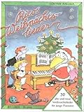 Ricos Weihnachtslieder | Klavier-Notenbuch | Anfängerfreundliches Piano-Songbook mit Großdruck | Liederbuch mit Klaviernoten und Methodik-Begleiter | Weihnachtsmusik für Kinder-Klavierschule