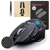 Hotline Games 2.0 Plus rutschfestes Griffband, kompatibel mit Logitech Gaming-Maus-Skins, zugeschnitten, einfach anzubringen (für G502 Wired / G502 Wireless, Schwarz)