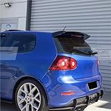 Auto Spoiler Wing ABS Für VW Für Golf 5 MK5 GTI R32 2004 2005 2006 2007 2008 2009 Osir Stil Auto Hinten Flügel Dach Spoiler Glänzend Schwarz Oder Carbon Faser Look(Unpainted)