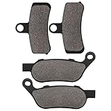 Cyleto Bremsbeläge vorne und hinten für Harley Davidson Softail Slim Heritage Softail Classic Fatboy Standard Dyna Wide Glide Super Glide Softail Custom
