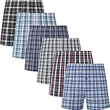 JupiterSecret Boxershorts Herren Baumwolle Unterhosen Männer Amarican Boxershorts 6er und 10er Packs, 6er Pack Schwarz, XXL