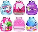 ZITA ELEMENT 6 PCS Fashion Rucksack Puppensachen Puppen Mini Schultasche für 14-16 Zoll Babypuppen,Amerikanische 18 Zoll Mädchenpuppe und Anderes 18 Zoll Puppenzubehör