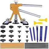 Manelord Dellen Reparatur Ausbeulwerkzeug Lackfreies Dent Puller Set, Dellen Reparaturset, Auto Paintless Dent Removal Kit, DIY Golden Lifter für Fahrzeug Dellen/Tür Dings/Hagel Schaden Entfernen