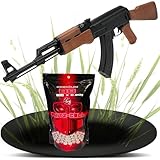 Fritz-Cell Set AK47 Airsoft Gewehr AEG Softair Waffe elektrisch 0,5 Joule 6 mm inkl. 500 Premium BB's 0,20g Munition