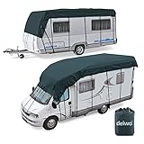 Wohnwagen & Wohnmobil Schutzdach | 6 x 3 m | vierlagig | wintertauglich | Midnight Olive