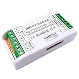 RGBW 4 Kanal DMX Decoder,Mini16A RGB RGBW LED Strip Controller DMX 512 Decoder Dimmer Treiber für RGBW RGB LED Strip Modul DC9-24V