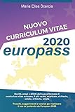 Nuovo Curriculum Vitae Europass 2020