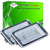 Akhan KB05 - LED Kennzeichenbeleuchtung Module komplette Einheit Plug'n Play geeignet für BMW E46 Coupe Cabrio Bj: 2004-2006