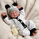 BABESIDE Reborn-Babypuppe Mädchen– 17 Zoll Lebensechte Neugeborene Babypuppe, Weiche Stoffkörper, Reborn-Puppen mit Kleidung und Accessoires für Kinder ab 3 Jahren