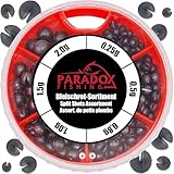 Paradox Fishing Bleischrot Angeln - Angelblei Blei Angelzubehör Angel Zubehör Schrotblei - Posen Angeln