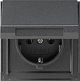 Gira Steckdose SCHUKO 045467 KD TX_44 (WG UP) anthrazit, 250 V