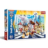 Trefl 16414 Das Heldenteam, PAW Patrol 100 Teile, für Kinder ab 5 Jahren Puzzle