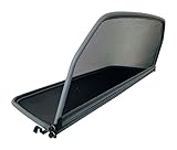 PureWind Windschott kompatibel mit Mercedes SL R107 W107 Baujahr 1971-1989 (Grau) – Windschott Universal mit Anbaumaterial ohne Tasche