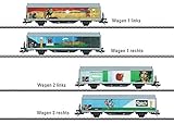 Märklin 48342 - Schiebewandwagen-Set Bauart Hbils-vy SBB. Spur H0