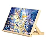 Staffelei Tischstaffelei Holz Zeichenbrett, verstellbare Tisch Staffeleien Zeichentafel, Zeichenplatte Workstation zum Malen für Skizzieren Acryl Aquarell Künstler Maler(33 x 23 x 3,5 cm)
