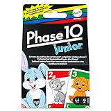 Mattel Games GXX06 - Phase 10 Junior Kartenspiel, ab 4 Jahren