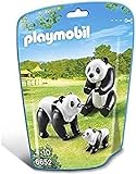 PLAYMOBIL Family Fun 6652 2 Pandas mit Baby, Ab 4 Jahren