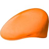 Kangol Tropic Flatcap 504 Schirmmütze Schiebermütze Herrencap Sommercap Damen/Herren - mit Schirm Frühling-Sommer Herbst-Winter Frühjahr Sommer Herbst Winter - L (58-59 cm) orange