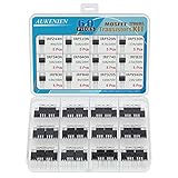 AUKENIEN Mosfet Transistor Kit 12 Werte 60 Stück IRFZ44N IRF510N IRF520N IRF530N IRF540N IRF640N IRF740 IRF820 IRF830 IRF840 IRF3205 IRF9540N TO-220 Mosfet-Transistoren