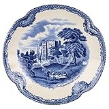 Generisch Untertasse für Kaffee Tee Johnson Bros Old Britain Castles blau