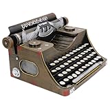 Ghzste Vintage-Schreibmaschinenmodell, Antikes Schreibmaschinenmodell, Klassisches Manuelles Schreibmaschinenmodell, Retro Requisiten-Modell,Vintage-Schreibmaschine aus Eisen, Heimdekoration