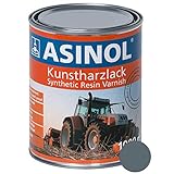 ASINOL KRAMER GRAU 1.000 ml Kunstharzlack Farbe Lack 1l Liter Dose