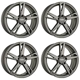 4x Carmani Felgen Alufelgen 16 Anton 6,5x16 ET38 5x100 hyper gun kompatibel mit VW Beetle Golf III Vento Golf IV Bora Polo T-Cross