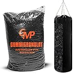 GMP 10 Kg Boxsackfüllung Gummigranulat Füllmaterial für Boxsack Boxbirne Wandschlagkissen Makiwara Maisbirne Boxbirne Schlagbirne Trittsack