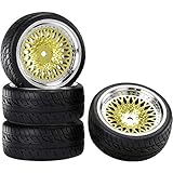 Reely 1:10 Straßenmodell Kompletträder Racing CLS Gold 4 St.