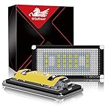 WinPower LED Kennzeichenbeleuchtung Glühbirnen Nummernschildbeleuchtung Lampe SMD CanBus Fehlerfrei 6000K kaltweiß Kompatibel mit BMW 2004-2006 3er E46 2D (zwei Türen) /M3 Facelift usw, 2 Stücke