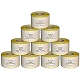 6.000 Thermoetiketten für Bizerba - 58 x 75 mm - Hülse 40 mm - permanent haftend