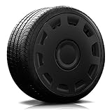 RADKAPPEN-Koenig 15 Zoll 15" RKK15 Premium Line (Schwarz) Radkappen/Radzierblenden 4 Stück