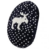 Earbags Ohrenwärmer Fashion, Elch schwarz, M
