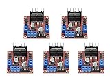 ARCELI 5 STÜCKE L298N Motor Drive Controller Board Modul Dual H Brücke DC Schrittmodul für Arduino