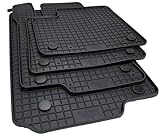 kfz-premiumteile24 Premium Gummimatten Kompatibel mit ML M-Klasse W166 GL/GLE GLS X166 Fußmatten Automatten Gummi Allwetter Qualität 100% Passgenau Schwarz 4-teilig