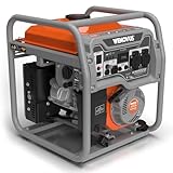 WENOVUS 3800W Benzin Leise Stromerzeuger Inverter Notstromaggregat, 2x230V 2xUSB, für Camping Wohnwagen Garage Baustelle