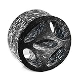 neverest ESD Schalldämmelement 100 mm Einschub Rohrschalldämpfer für Runde Lüftungsrohre Reduziert Geräuschpegel Luftstromregulierung