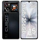CUBOT X100 5G Handy Ohne Vertrag, 16GB RAM+256GB ROM, Android 15 Smartphone Ohne Vertrag, 6.88'' HD+/120Hz, 1.72" Rear Bildschirm, 5100mAh/33W, 64MP Kamera, MTK7025, Dual 5G SIM Handys/NFC/Face ID