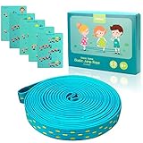 WWCFKID Gummitwist Mädchen Junge mit Anleitung Indoor und Outdoor Spielzeug für Kinder ab 5, 6, 7, 8, 9, 10, 11, 12 Jahre Gartenspielzeug für Einschulung Geschenke für Mädchen Junge