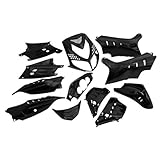 Verkleidungskit STR8 komplett 14 Teile für Peugeot Speedfight 2, schwarz