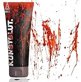 50 ml Blut - abwaschbar & täuschend echt - Kunstblut zum Schminken - Fake Blood Verkleiden - Halloween & Fasching