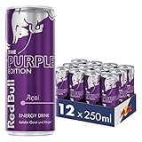 Red Bull RB215576 Energy Drink Acai-Beere Dosen Getränke Purple Edition 12er Palette, EINWEG (12 x 250 ml)