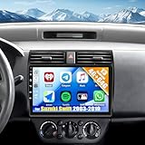 [8Core 4G+64G] CAMECHO Android 13 Autoradio mit Navi für Suzuki Swift 2003-2010,10 Zoll Doppel Din Auto Radio Touch Display mit Carplay Android Auto Bluetooth FM/RDS Mirror Link DSP