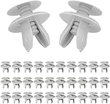 Aiyomi 701867299 Befestigungsclips für T4 T5, Kunststoff Clips Türverkleidung Halter Grau, 50 Stück (Dieser Clip passt ein 9mm Loch)