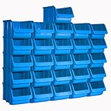 Hünersdorff 26x Sichtbox Stapelbox Lagerbox in Größe 3, aus Polypropylen (PP)