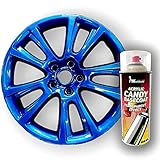 Sprühlack transparent und lichtdurchlässig, Sprühfarbe DIY BLAU Candy Cobalt Blue, Sprühdose Lackspray Farbe 400 ml, BCB-Basecout (Blau/Cobalt Blue)