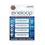 Sanyo eneloop AAReadytoUse Mignon NI-MH Akku HR-3UTGB-4BP (1900 mAh, 4er Pack)