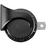 Tiefton Hupe 12V, Motorrad Auto Horn Laut Signalhorn 510HZ Autohupe Boots Elektrische Schnecke Horn Universal für Alle 12V Fahrzeuge, Zughorn Hupe Tiefer ton FARBIN