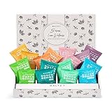 WALTZ 7 Original Duschbomben Set, 16 Stück, 8 Düfte, Dankeschön Geschenk Frauen, Männer, natürliche ätherische Öle, Geburtstagsgeschenk Freundin, Mama Geschenkbox Weihnachten, Adventskalender Füllung